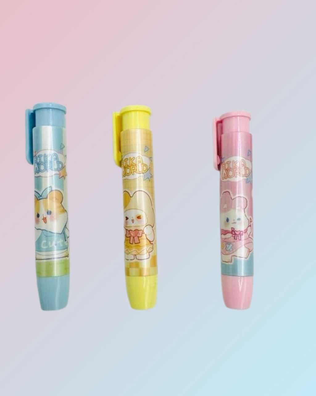 Bunnies & Rainbows Click Eraser