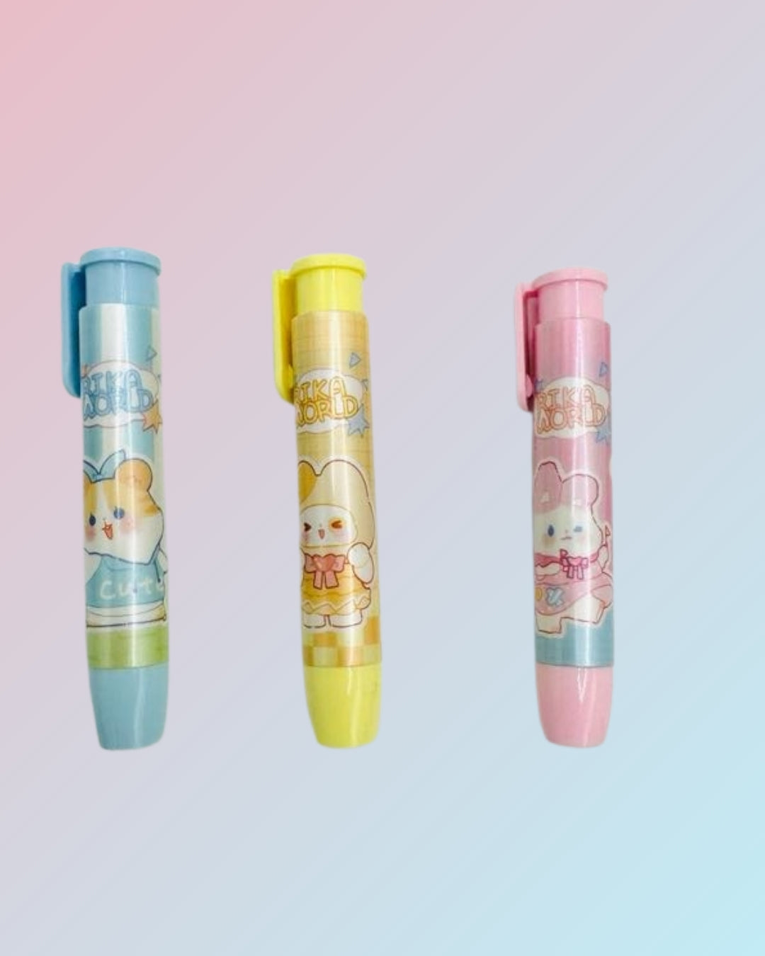 Bunnies & Rainbows Click Eraser