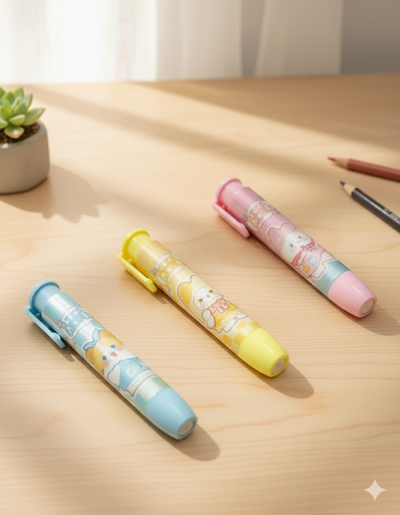 Bunnies & Rainbows Click Eraser